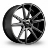 FONDMETAL  STC-10  9,0\R20 5*120 ET45 d74,1  Matt Titanium Milled